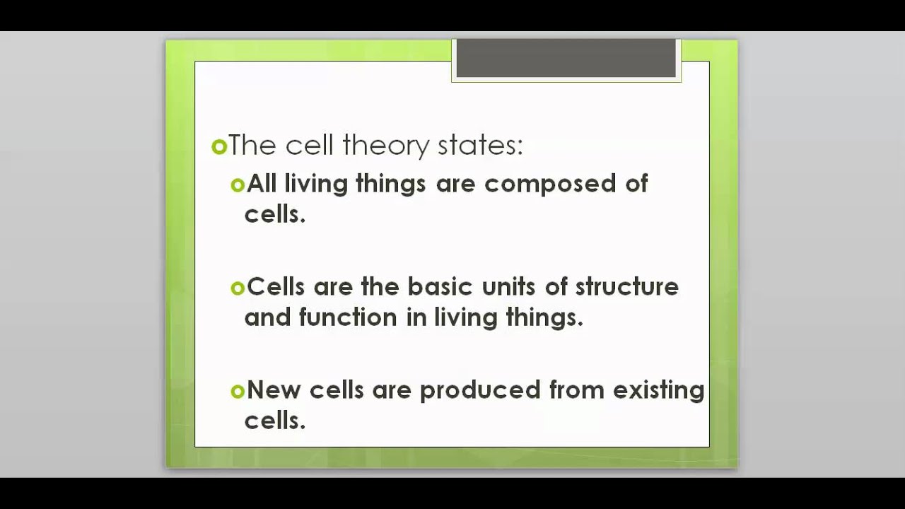 7-1 Life is Cellular - YouTube