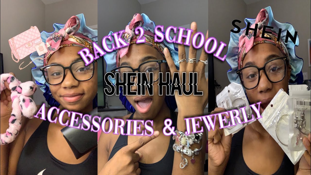 BACK 2 SCHOOL SHEIN JEWELRY & ACCESSORIES HAUL! | trinityraee