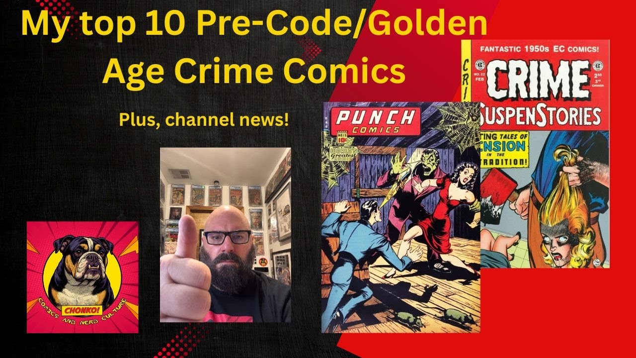 My Top 10 Pre-Code/Golden Age Crime Comics! - YouTube