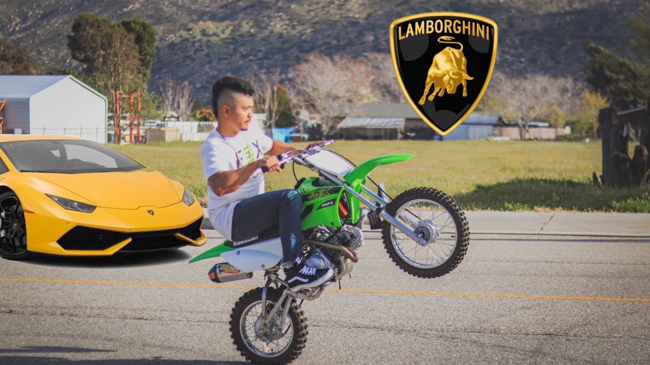 2022 KLX 110 Pit Bike Wheelies YouTube