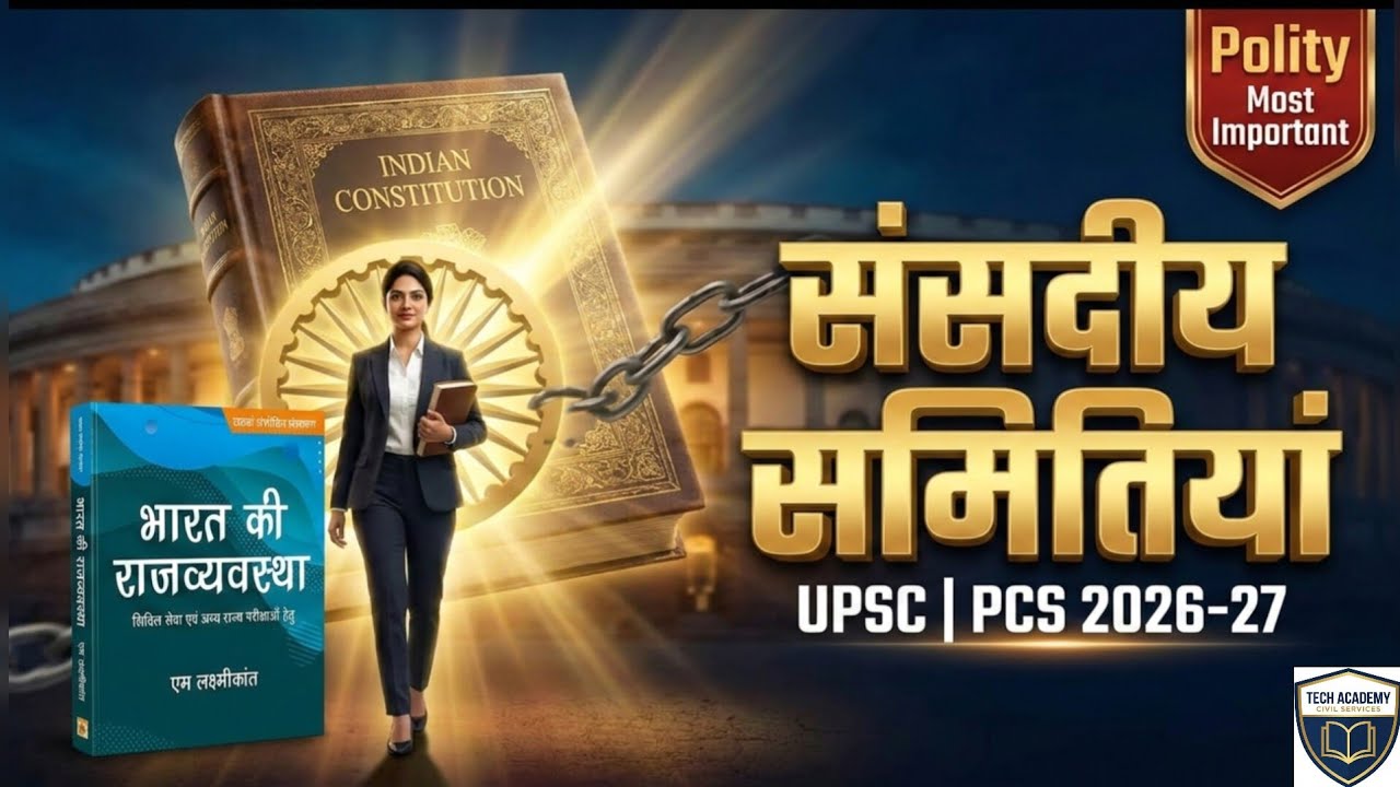 संसदीय समितियां (Parliamentary Committees) | Lok Lekha से DRSC तक पूरा विश्लेषण | UPSC PCS  Polity