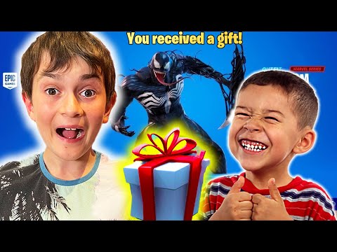 Kid Gifts Big Brother Venom Skin!!