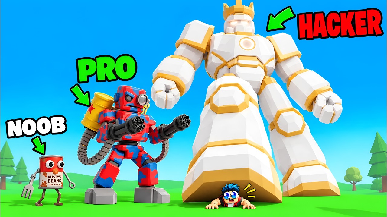 LA MEILLEURE ÉVOLUTION DE ROBOT MECHA DANS ROBLOX !!