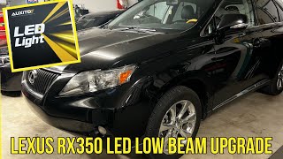 Sports Performance How to Install Auxito LED Low Beam Bulbs on a Lexus Rx350