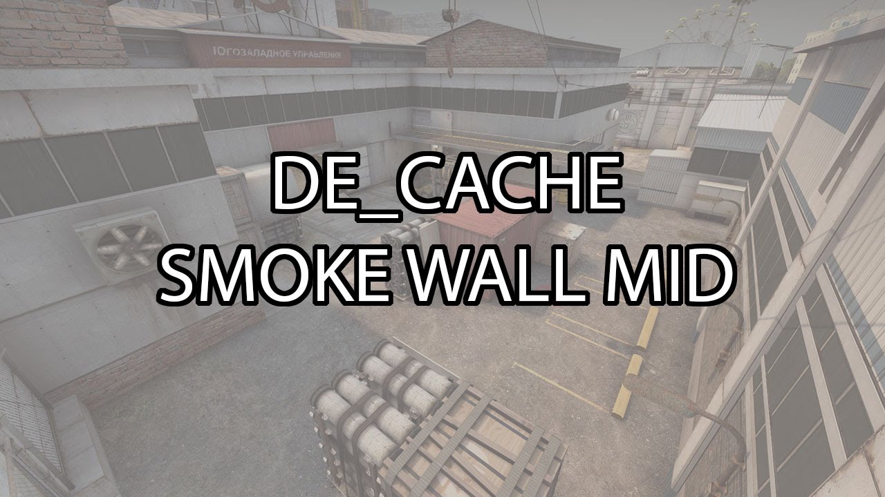 Cache Mid Smoke CS:GO | de_cache | Smoke Wall Mid - YouTube