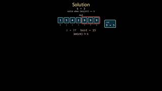 Leetcode 2461 (medium) - Maximum Sum Distinct Subarrays Length K