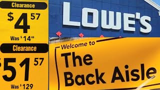 Lowe's New Clearance Aisle || 75% finds || #lowesclearance #toolclearance