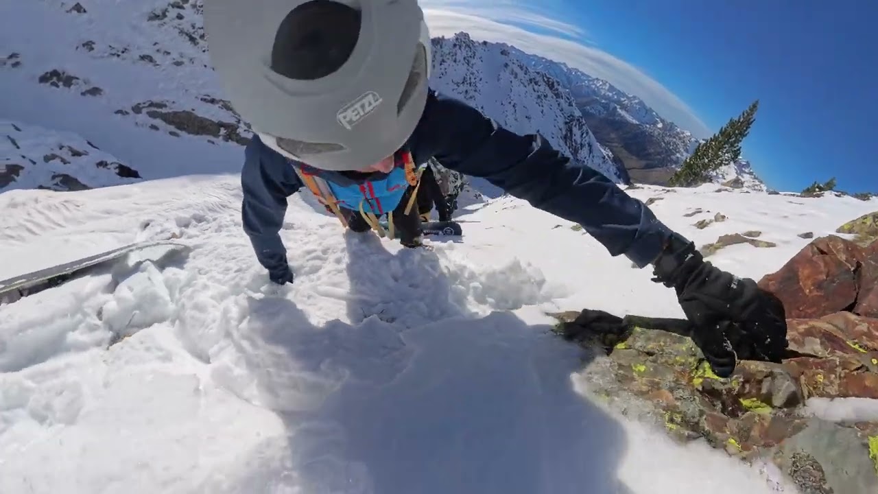 Pic de Caubere Splitboard. Caras oeste y este