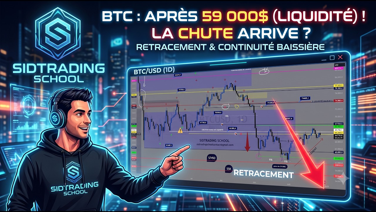 BTC: Retracement en cours... La baisse n'est pas terminée ! 缩略图