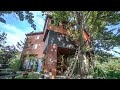 Alaskan Three Story Treehouse Built With Recycled Materials