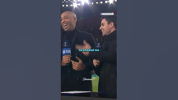 Mikel Arteta is still salty with Thierry Henry! 🧂😂