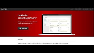 2. Manager (free accounting software) new Account Setup screenshot 1