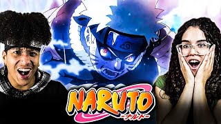 Her *FIRST TIME* Watching Naruto! | Naruto Episodes 14,15,16 REACTION | Couples Reaction
