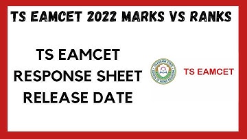 TS EAMCET 2022 ll TS EAMCET RESPONSE SHEET RESULTS RELEASE DATE ll