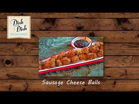 Sausage Cheese Balls Appetizer Recipe | DishDish.us Recipe App & Recipe Box