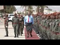 Fijian president accorded a guard of honor at the mfo south camp sinai egypt