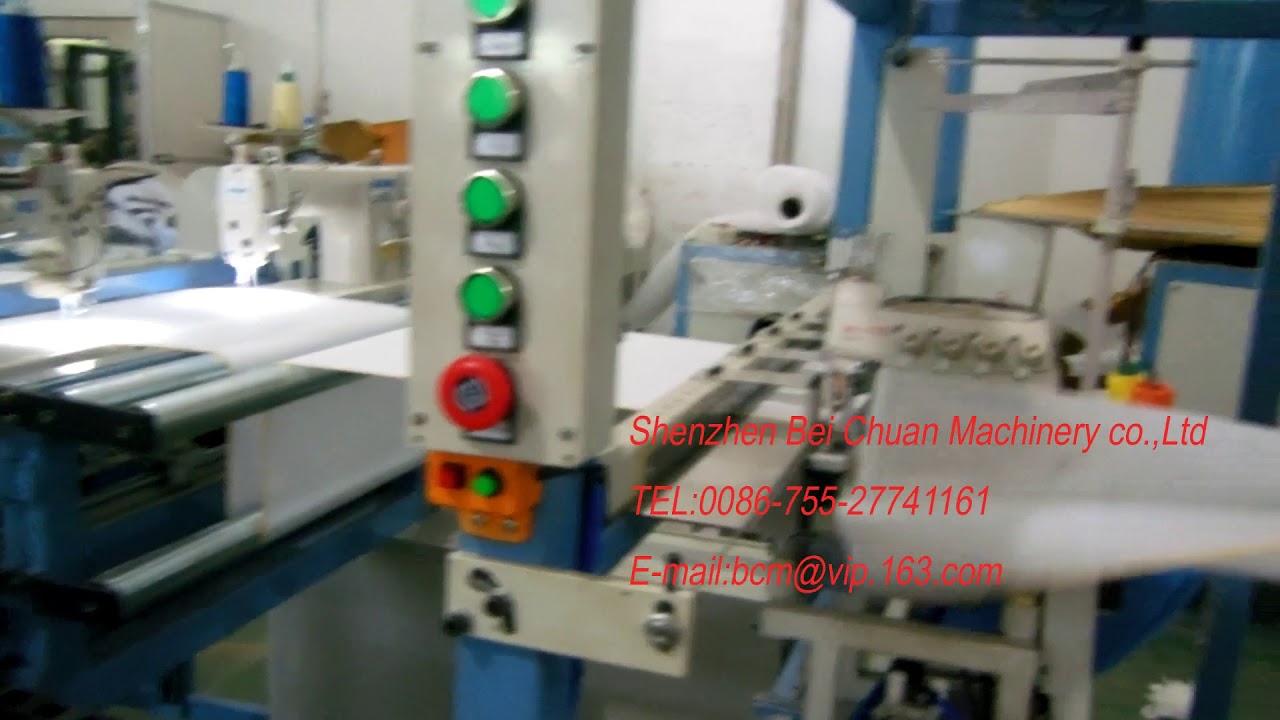 Pillow / Cushion case automatic sewing machine BC 9011 YouTube