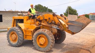 the tractor loader broken down funny dima ride on power wheel tractor to help man