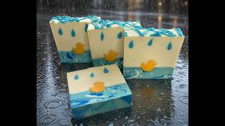 Restocking Rubber Ducky cold process soap