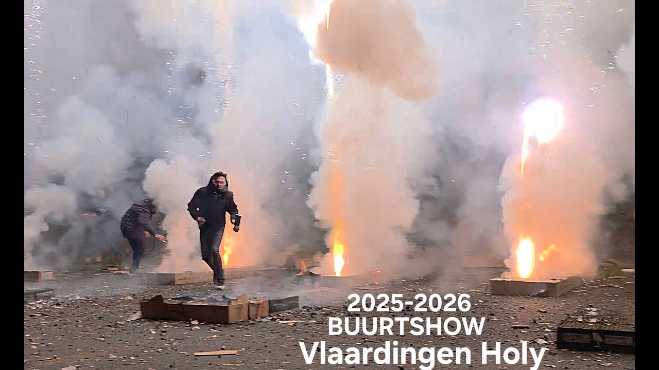 VUURWERKSHOW OUD EN NIEUW 2025-2026 - BUURTSHOW VLAARDINGEN HOLY