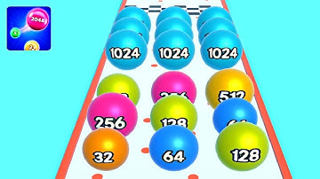 2048 Runner Balls: Ball games ! All Levels Gameplay (322-330) android,ios