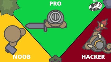 Moomoo NOOB vs. PRO vs. HACKER!!! | Moomoo.io