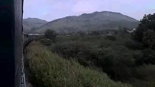12164 Chennai Dadar Super 1: Fast run through Sapthagiri Hills