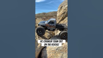 3D Printed Crawlers out on the rocks!  #rc #rccrawler #3dprinting #shorts