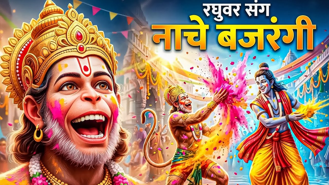 रघुवर संग नाचे बजरंगी | Raghuvar Sang Nache Bajrangi | Ram Hanuman Holi Bhajan | Holi Song 2026