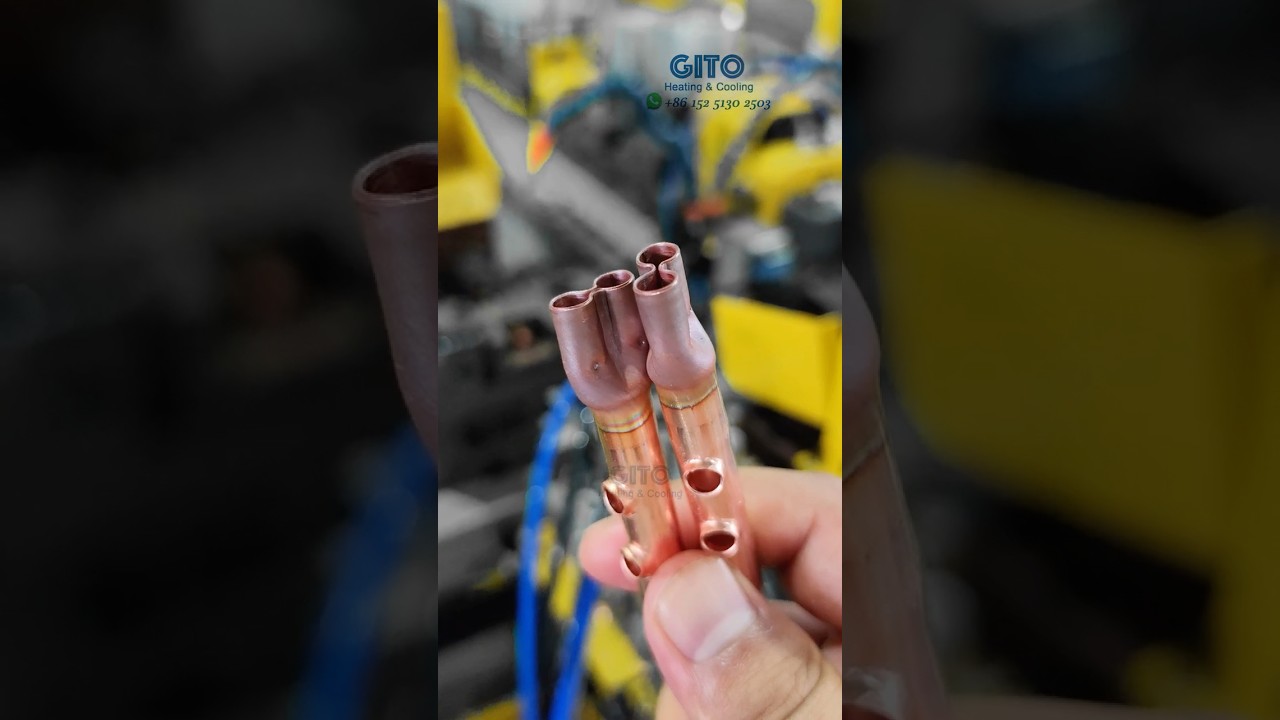 Copper Distributor Tube End Forming for Air Conditioning