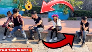 Fall In Love 🥰 On Cute Girls 👧 || Harshit PrankTv ||