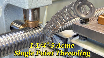 Acme Single Point Threading