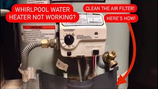 Whirlpool hot water heater, EASY FIX! Yes this will work!