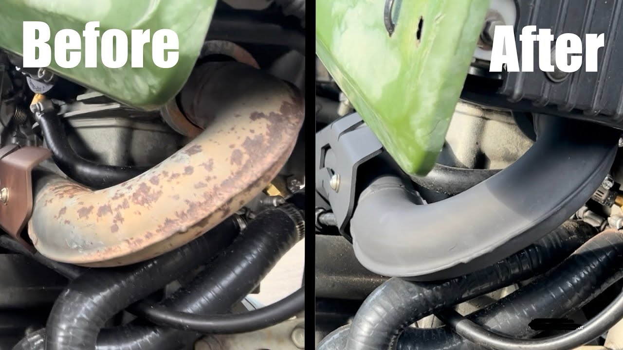 KLR650 Gen-1: Ceramic Coated Exhaust