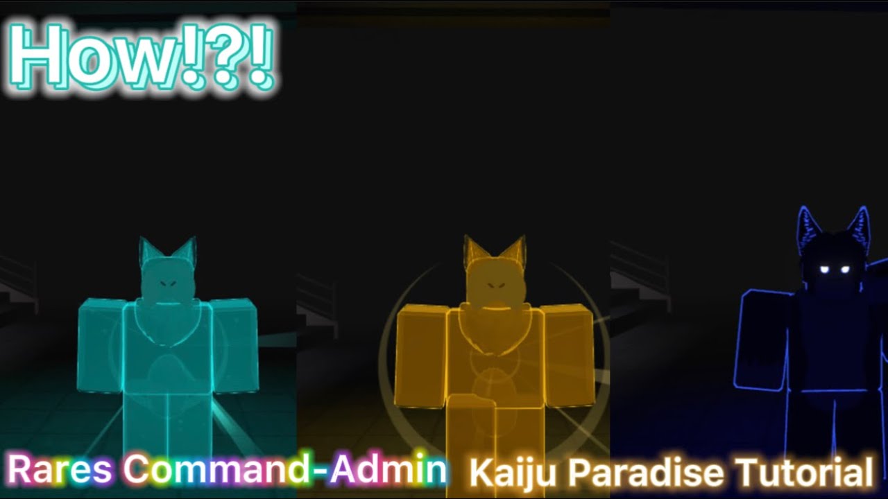 Kaiju Paradise Tutorial-All Rares Commands (Diamond Hound,Gold Hound, and  VIP Jammer) 