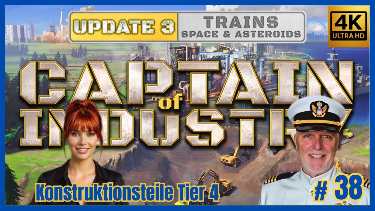 Captain of Industry Update 3 | Konstruktionsteile Tier 4 ... | German # 38