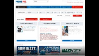 PROSIS Pro Engine Specification Software Webinar screenshot 5