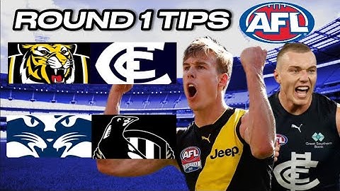 Round 1 AFL Tips + Predictions 2023
