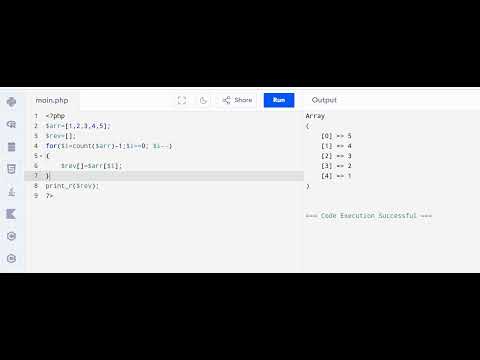 Array reverse