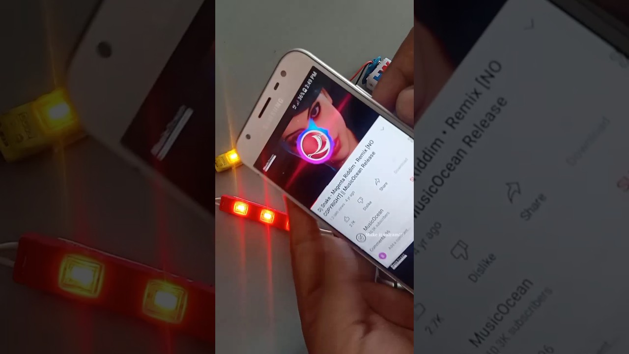 Music 🎶 reactive LED lights / Dancing LED for music 