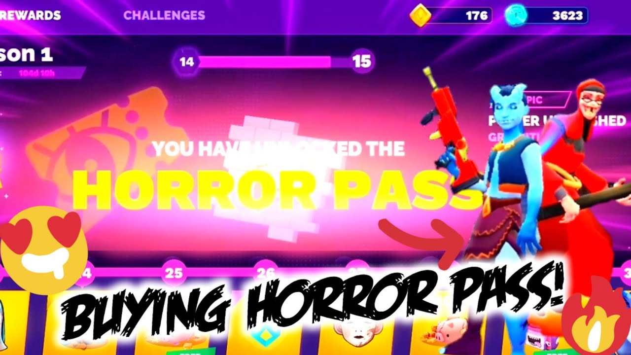 I Bought HORROR PASS In Horror Brawl & Got AMAZING Things! | Buying Horror Pass In Horror Brawl