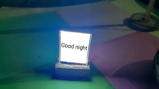 How to make night Lamp with old mobile display || amazing light screenshot 5