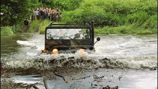 Extreme Military Vehicle Challenge: Mutt M151, Willys, Dodge WC Conquer Mud & Water Terrains