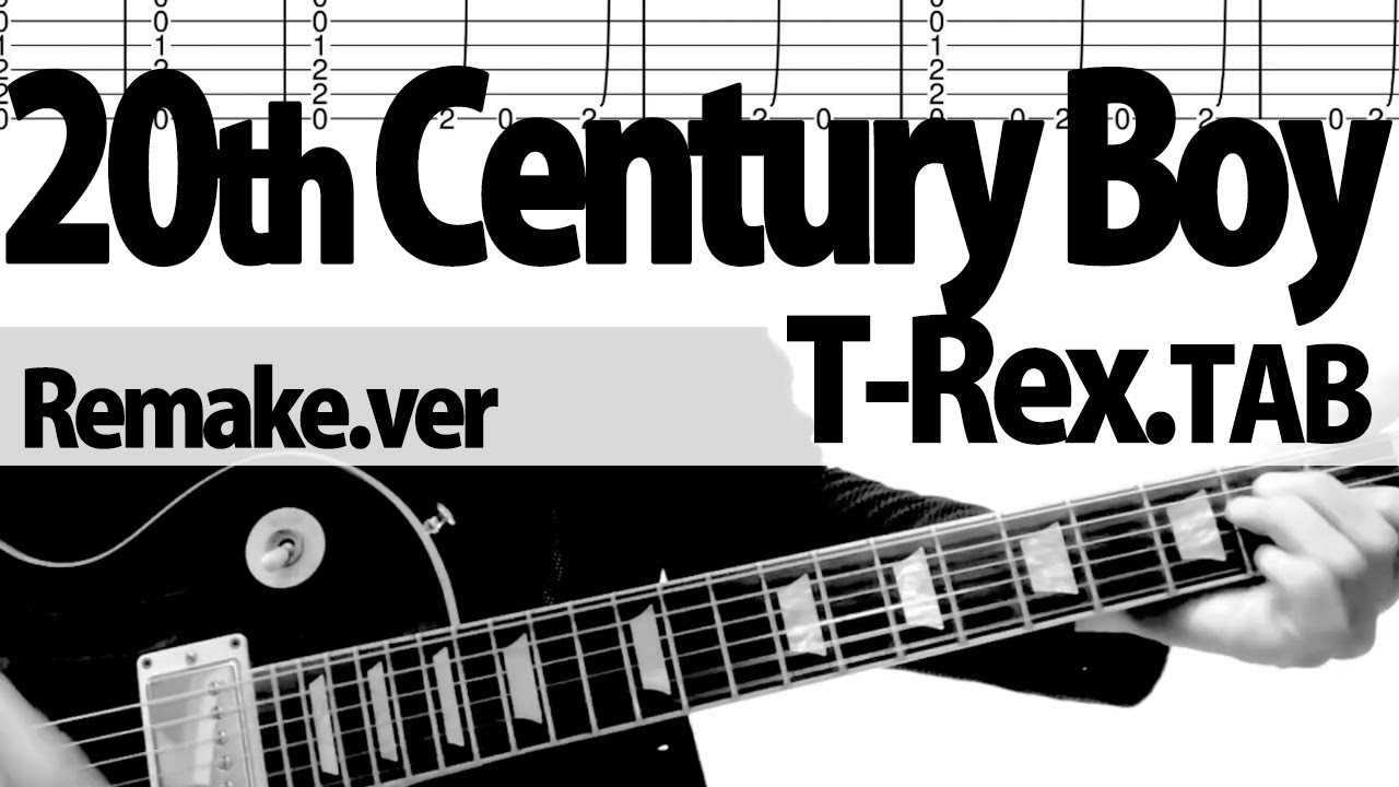 20th Century Boy」T-Rex Guitar Cover Tutorial w/Lyrics remake ver