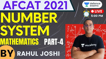 Number System (Part-4) | Mathematics | Target AFCAT 2021 | Rahul Joshi