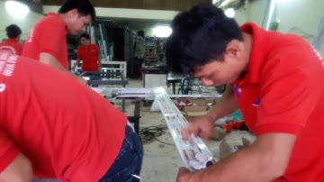 Cách lắp bản lề 3D cửa nhôm Xingfa