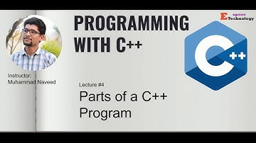 Lecture#4| C++ program basic structure| my first C++ hello world program