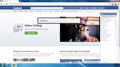 Facebook Video Calling - Install plugin to video chat