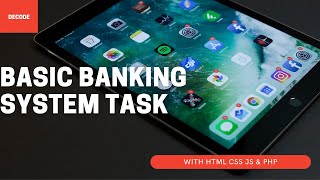 Basic Banking System | Web Development | The Sparks Foundation | #GRIPJULY21 | Vipul Shukla