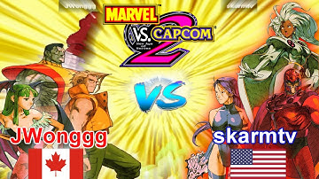 Marvel vs Capcom 2: New Age of Heroes - JWonggg vs skarmtv